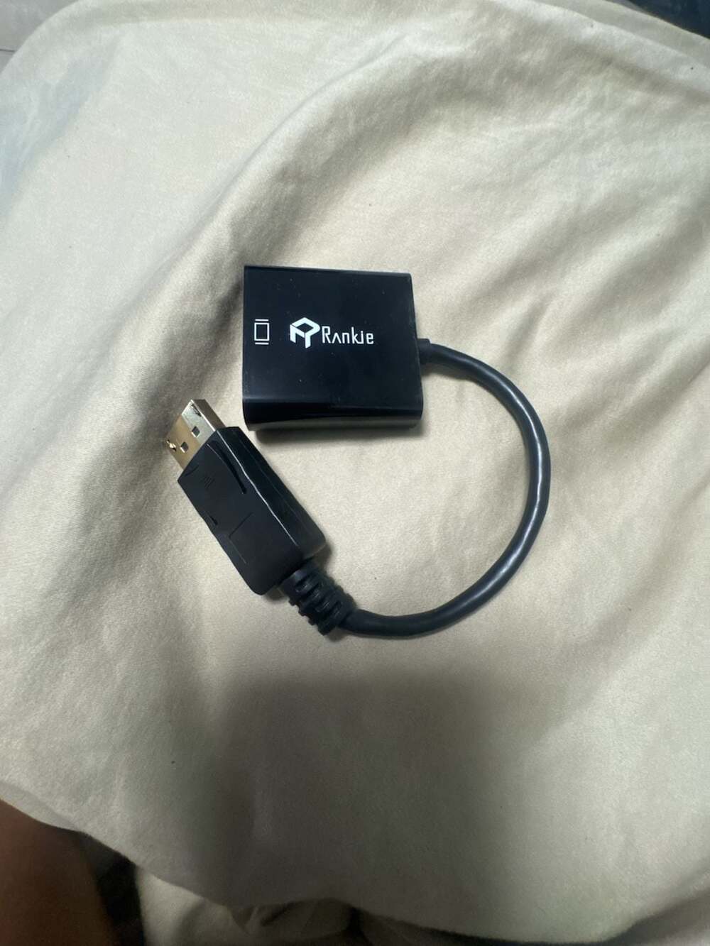 Rankie DisplayPort to VGA Adapter (Male to Female) 1080P Video Converter